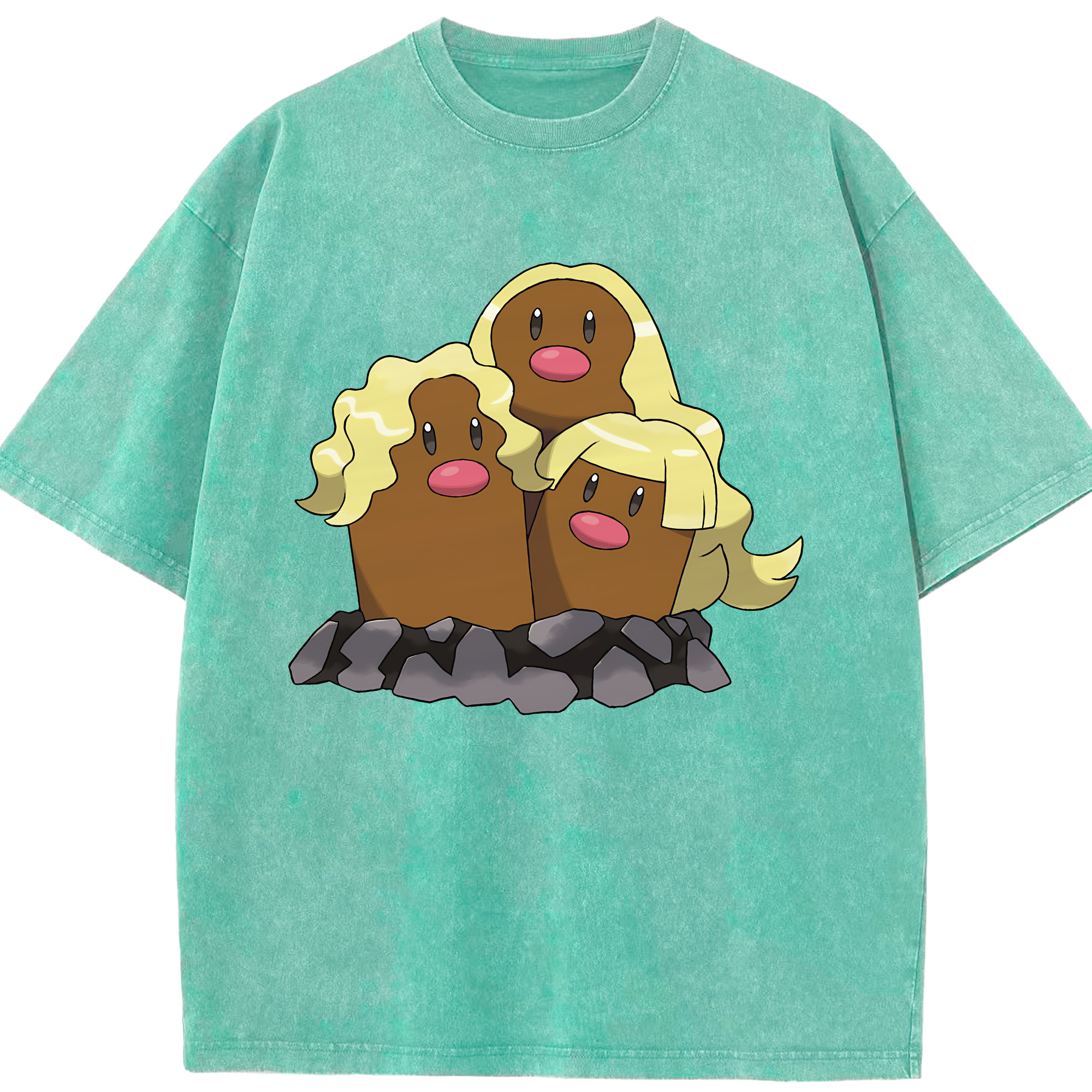 （画像用） ポケットモンスター Pokémon 綿100% ヴィンテージ風 半袖Tシャツ（フロントプリント）